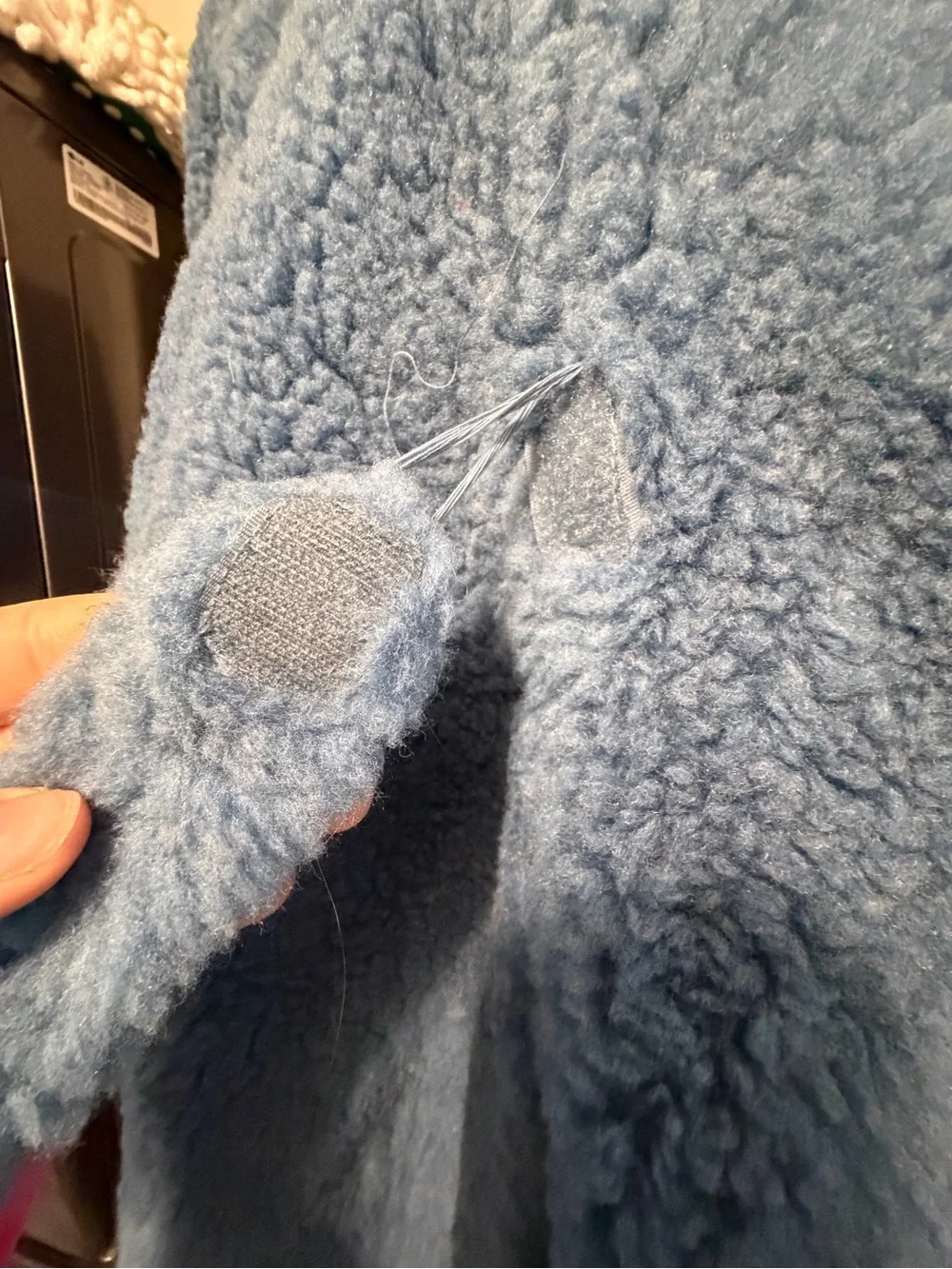 Vintage Disney Eeyore Plush Faux Sherpa Costume
